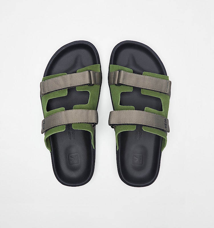 veja baskets arpoador su&egrave;de vert ap3221037 Top view