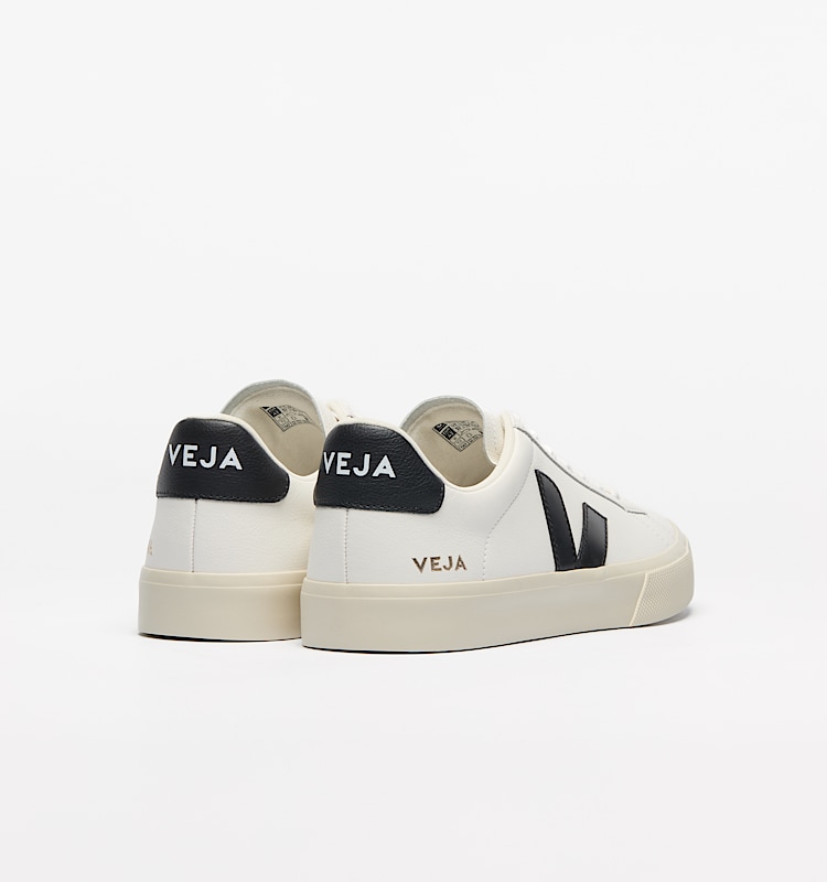 veja baskets campo cuir blanc cp0501537 Back view
