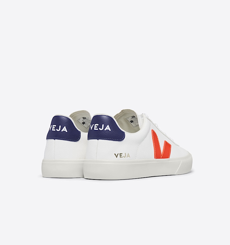 veja baskets campo cuir blanc cp0502195 Back view