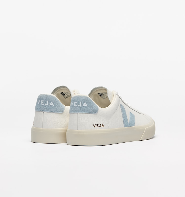 veja baskets campo cuir blanc cp0520784 Back view
