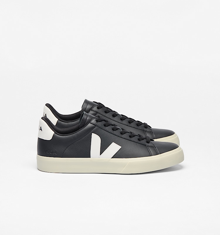 veja baskets campo cuir noir cp0501215 Lateral view