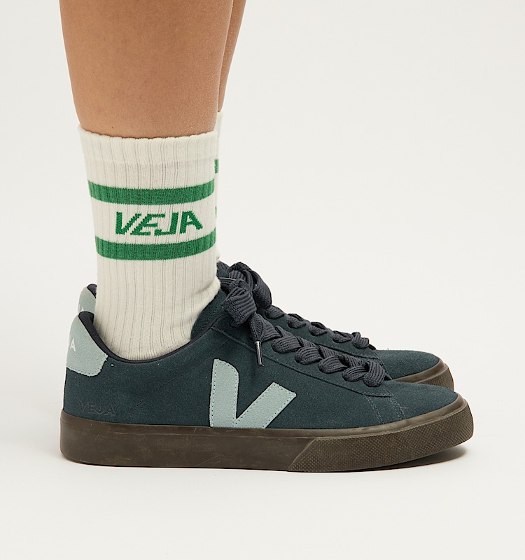 veja baskets iconic-socks blanc ic3521048
