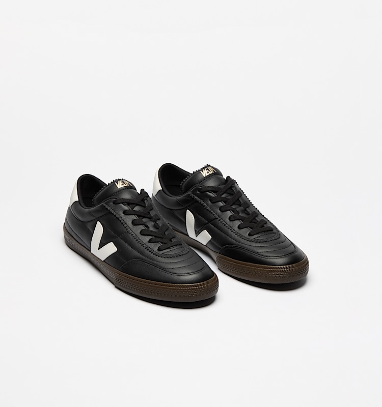 veja baskets panenka cuir noir fu2020707 Top view