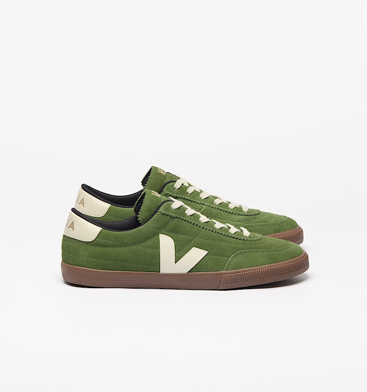 veja baskets panenka su&egrave;de vert fu0320902 Lateral view