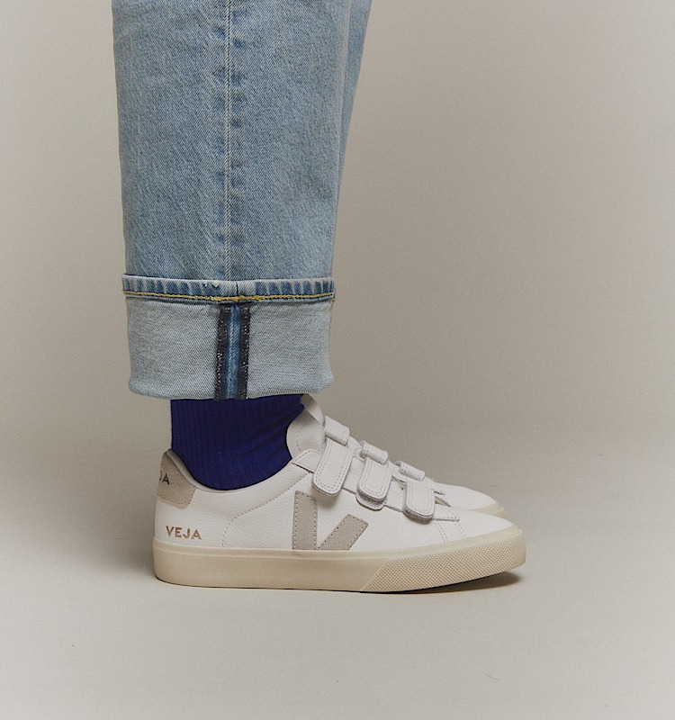 veja baskets recife-logo cuir blanc rc0502919