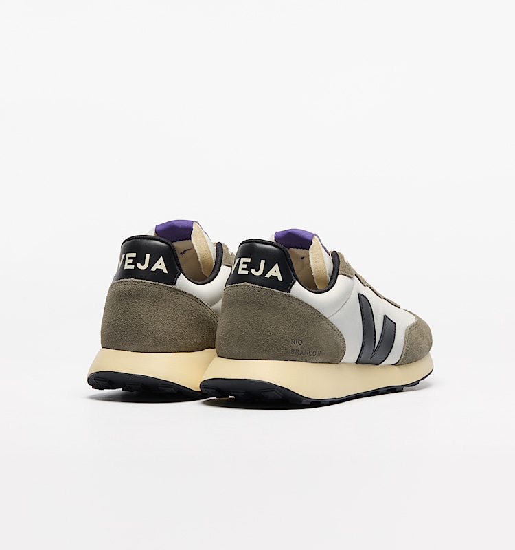 veja baskets rio-branco-ii recycl&eacute; vert ro3420856 Back view