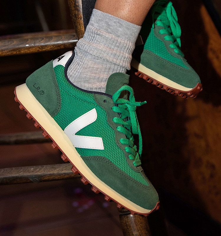 veja baskets rio-branco recycl&eacute; vert rb1803172 Top view