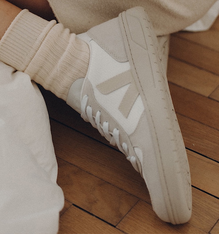 veja baskets v-10 recycl&eacute; blanc vx0102499