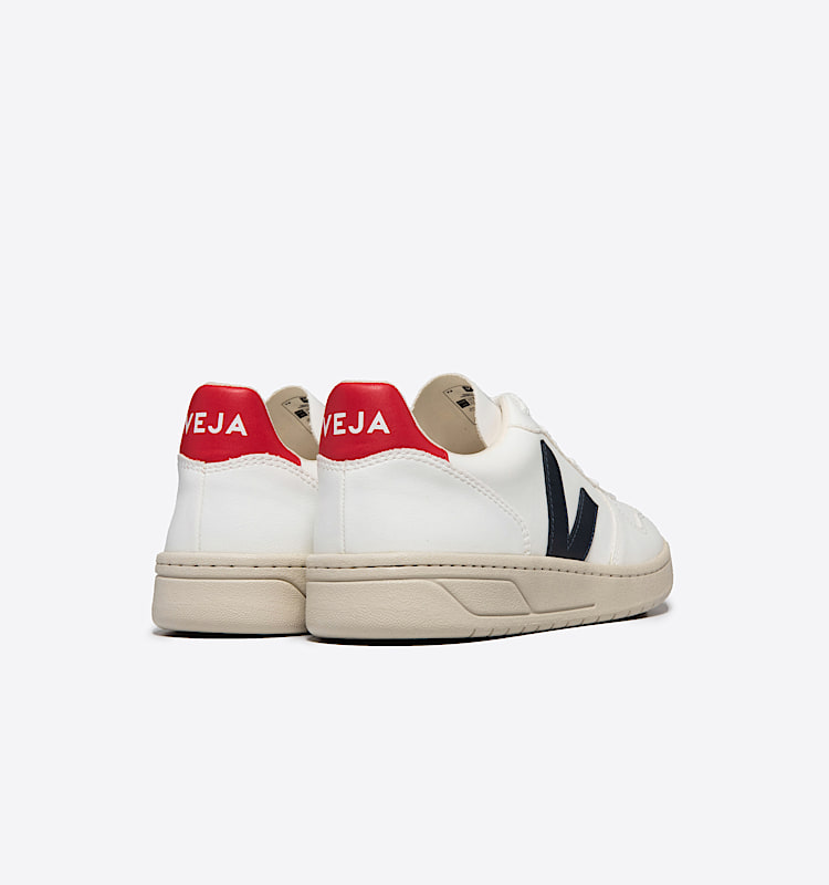 veja baskets v-10 vegan blanc vx0703096 Back view