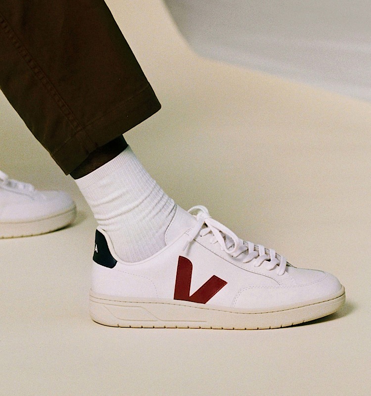 veja baskets v-12 cuir blanc xd0201955