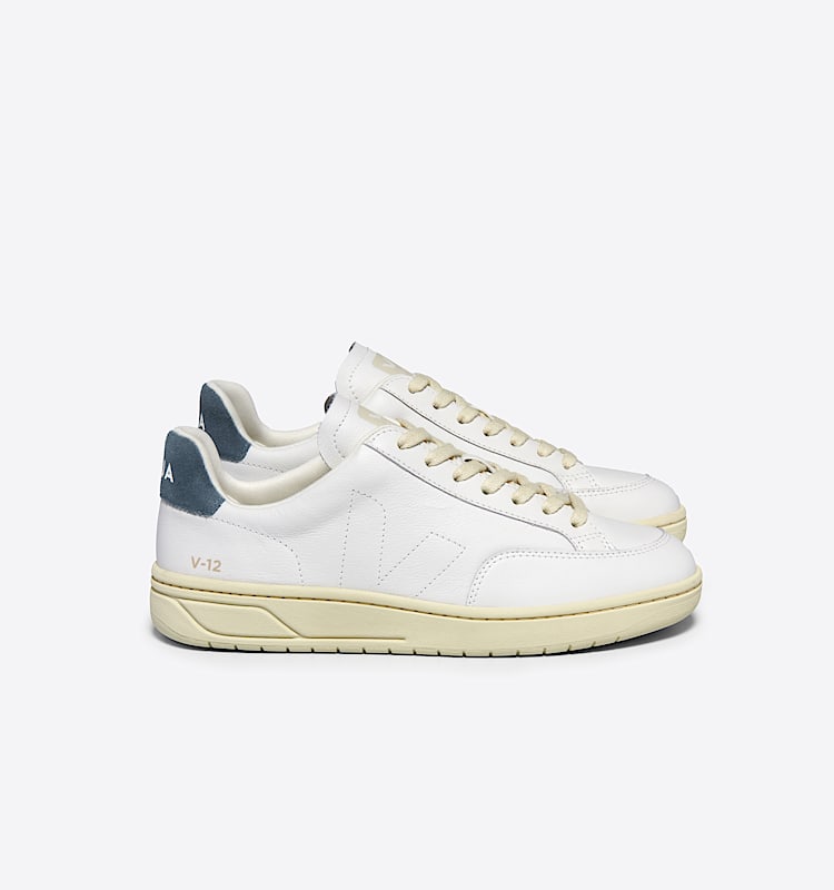 veja baskets v-12-stitch cuir blanc xs2003680 Lateral view