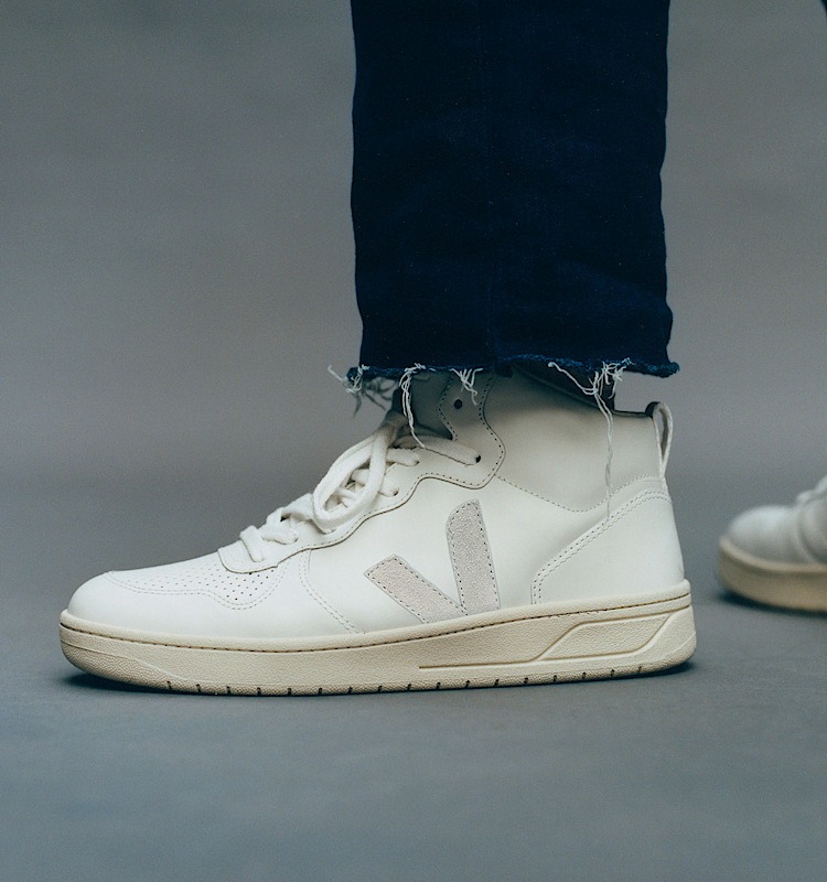 veja baskets v-15 cuir blanc vq0201270