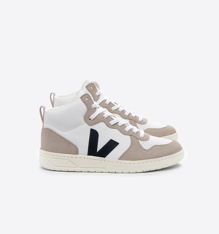 veja baskets v-15 cuir blanc vq0503116 Lateral view