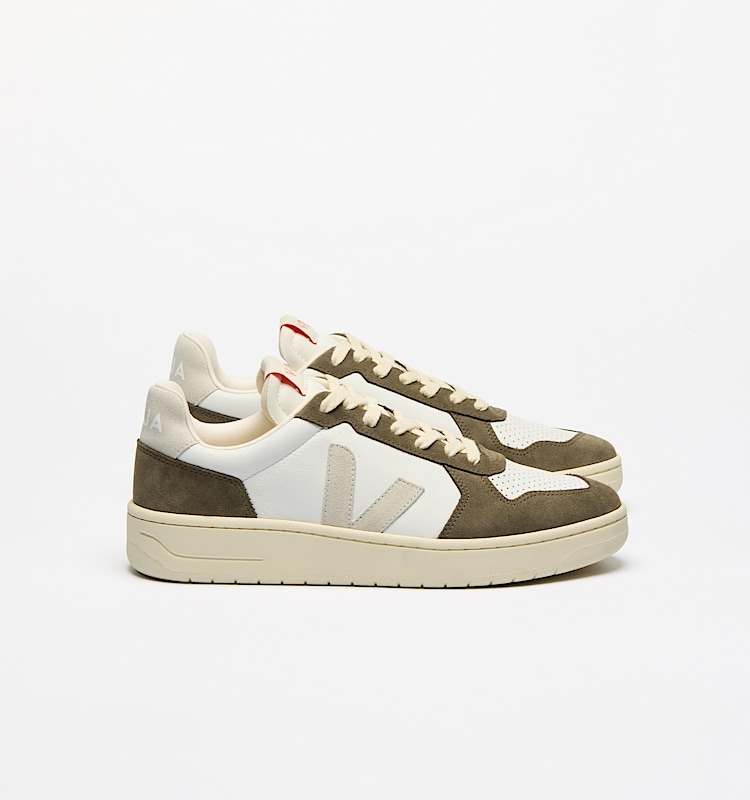 veja baskets v-82 cuir-biologique blanc ve3320757 Lateral view