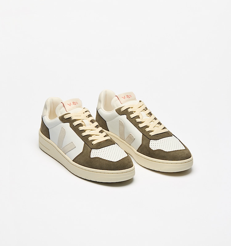 veja baskets v-82 cuir-biologique blanc ve3320757 Top view
