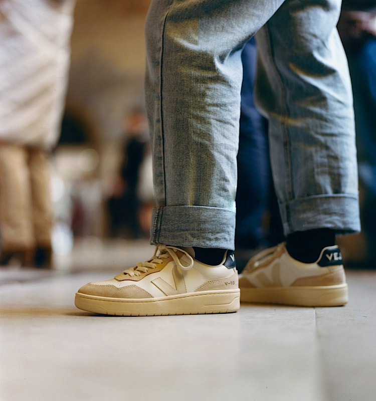 veja baskets v-90 cuir blanc vd2003461