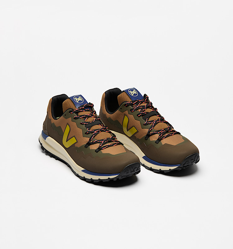 veja baskets veja-x-buff recycl&eacute; marron bu2320719 Top view