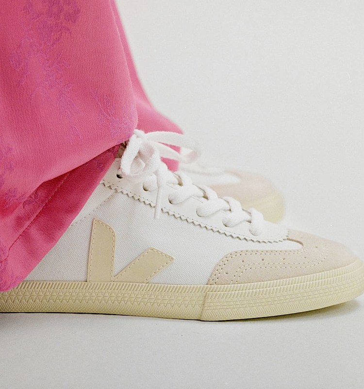 veja baskets volley coton-biologique blanc vo0103523