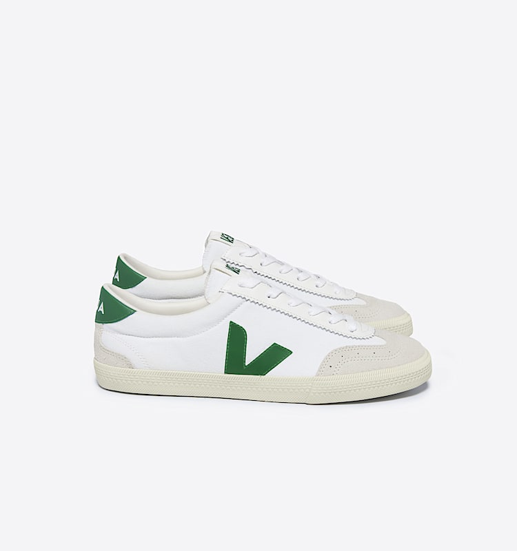 veja baskets volley coton-biologique blanc vo0103525 Lateral view