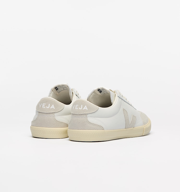 veja baskets volley cuir blanc vo2003852 Back view