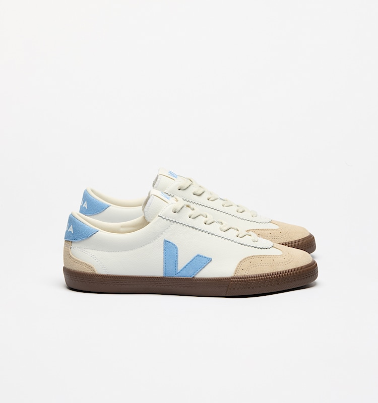 veja baskets volley cuir blanc vo2020505 Lateral view