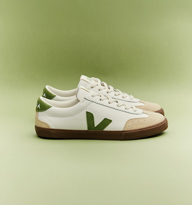 veja baskets volley cuir blanc vo2020875
