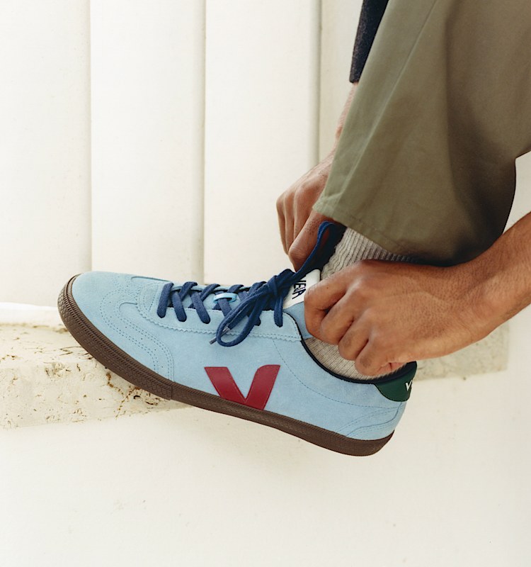 veja baskets volley su&egrave;de bleu vo0303722