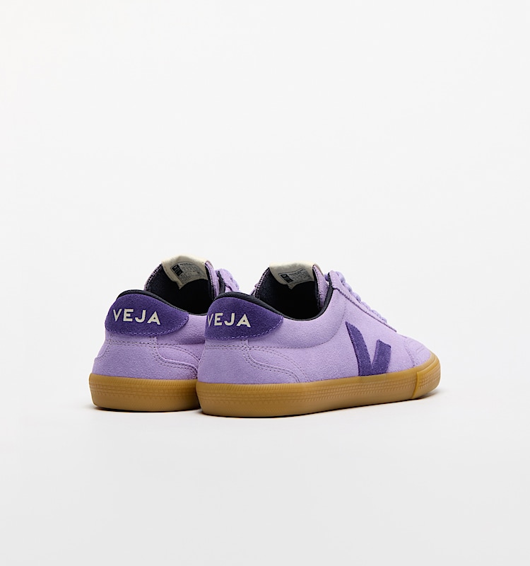 veja baskets volley su&egrave;de violet vo0320513 Back view